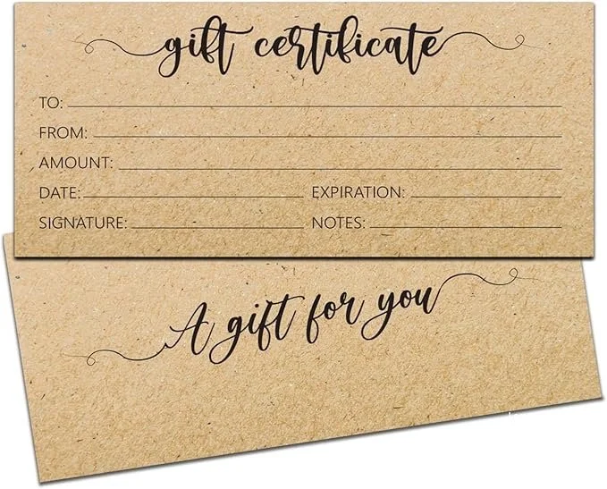 Gift Certificate