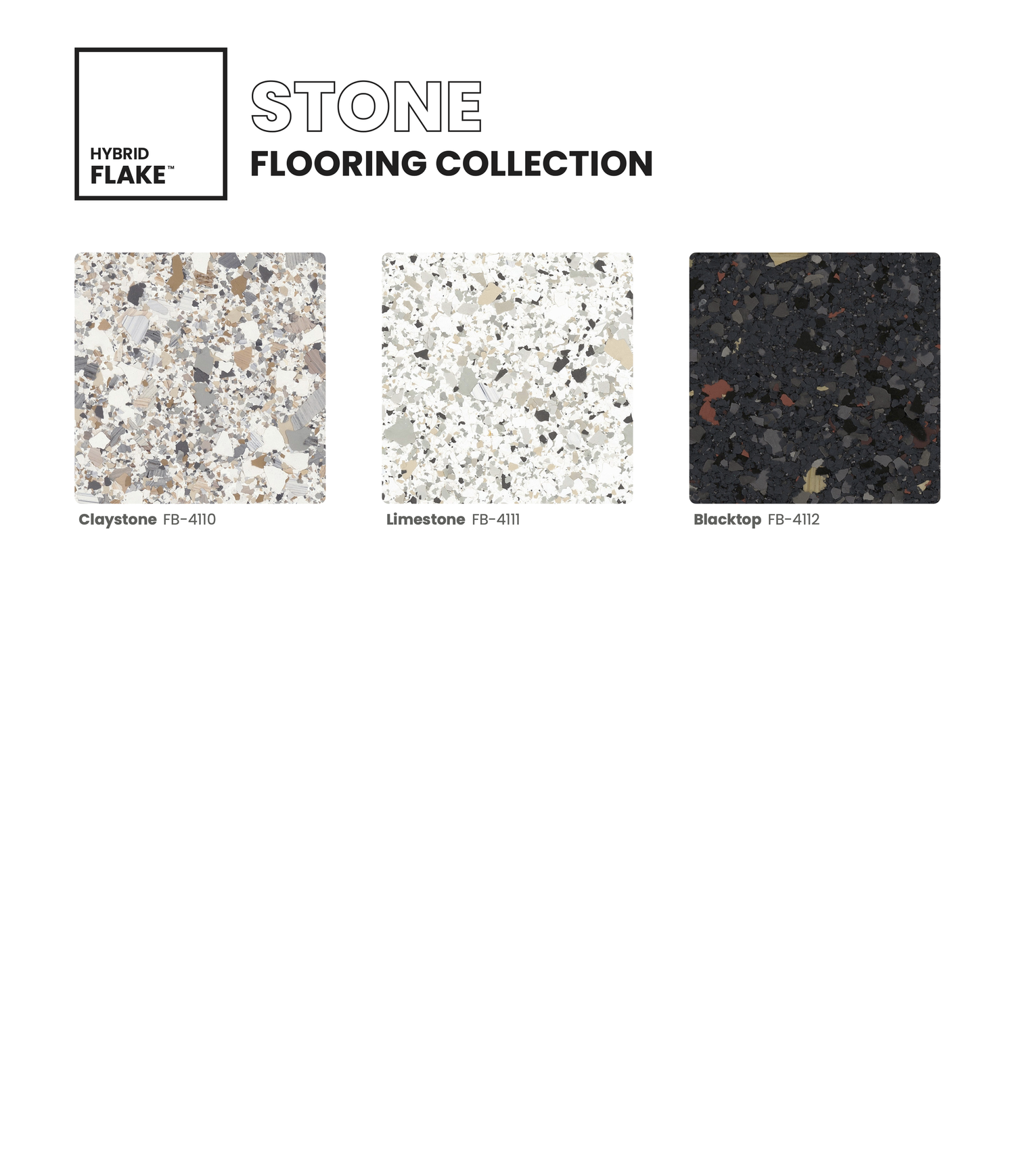 Stone flake blend samples, page two