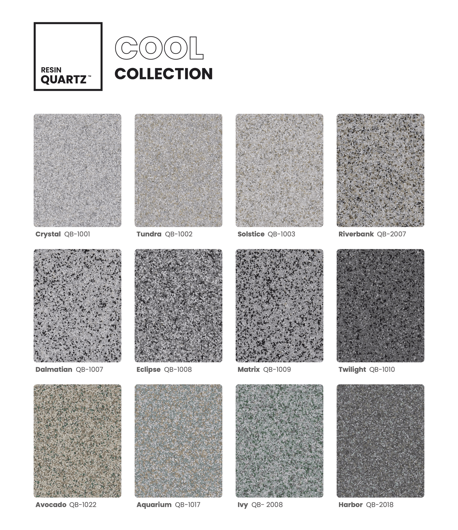 Cool quartz blend samples