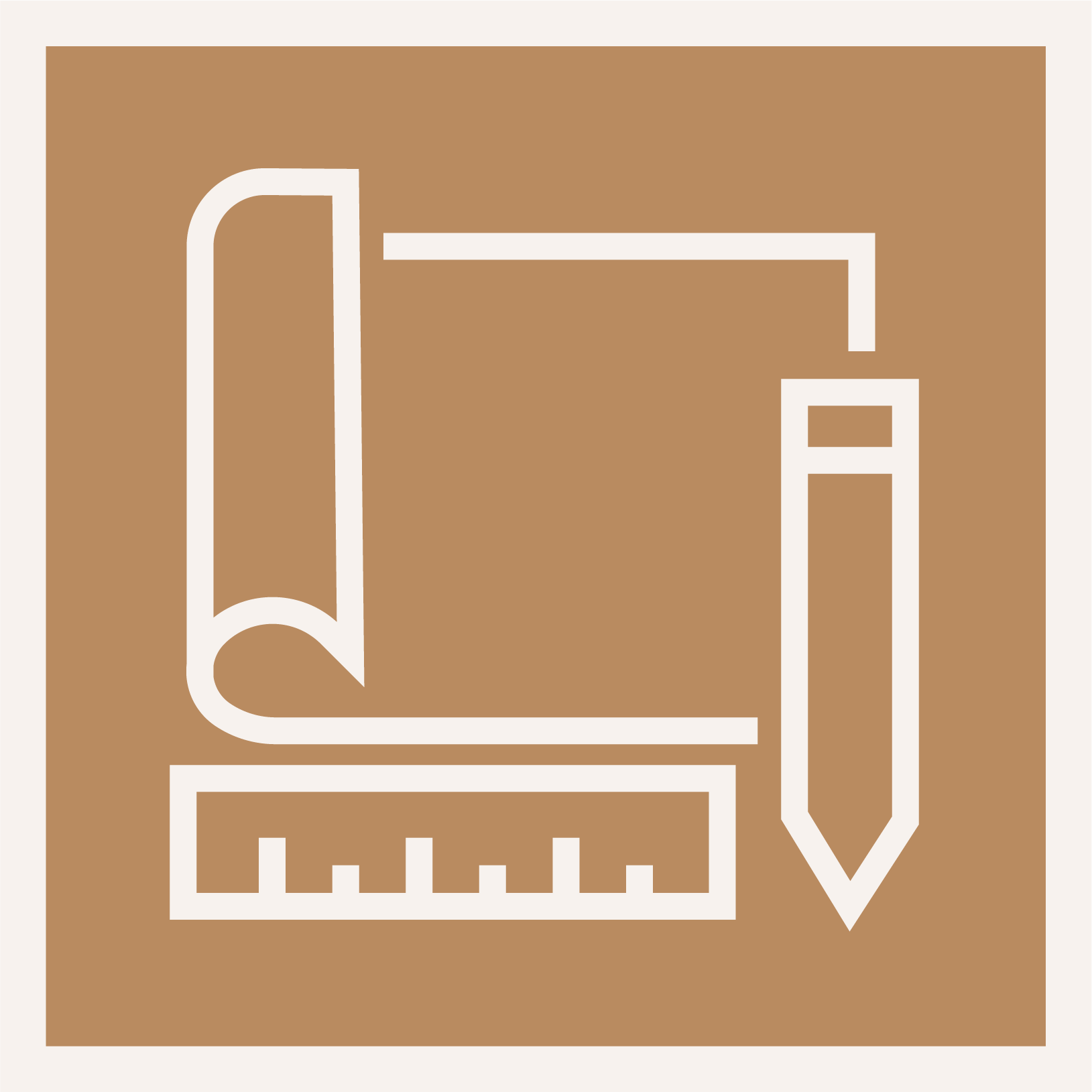 pencil and ruler icon