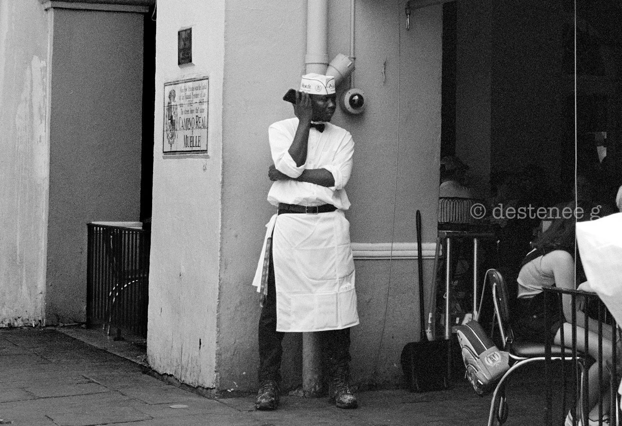 Outside the Cafe