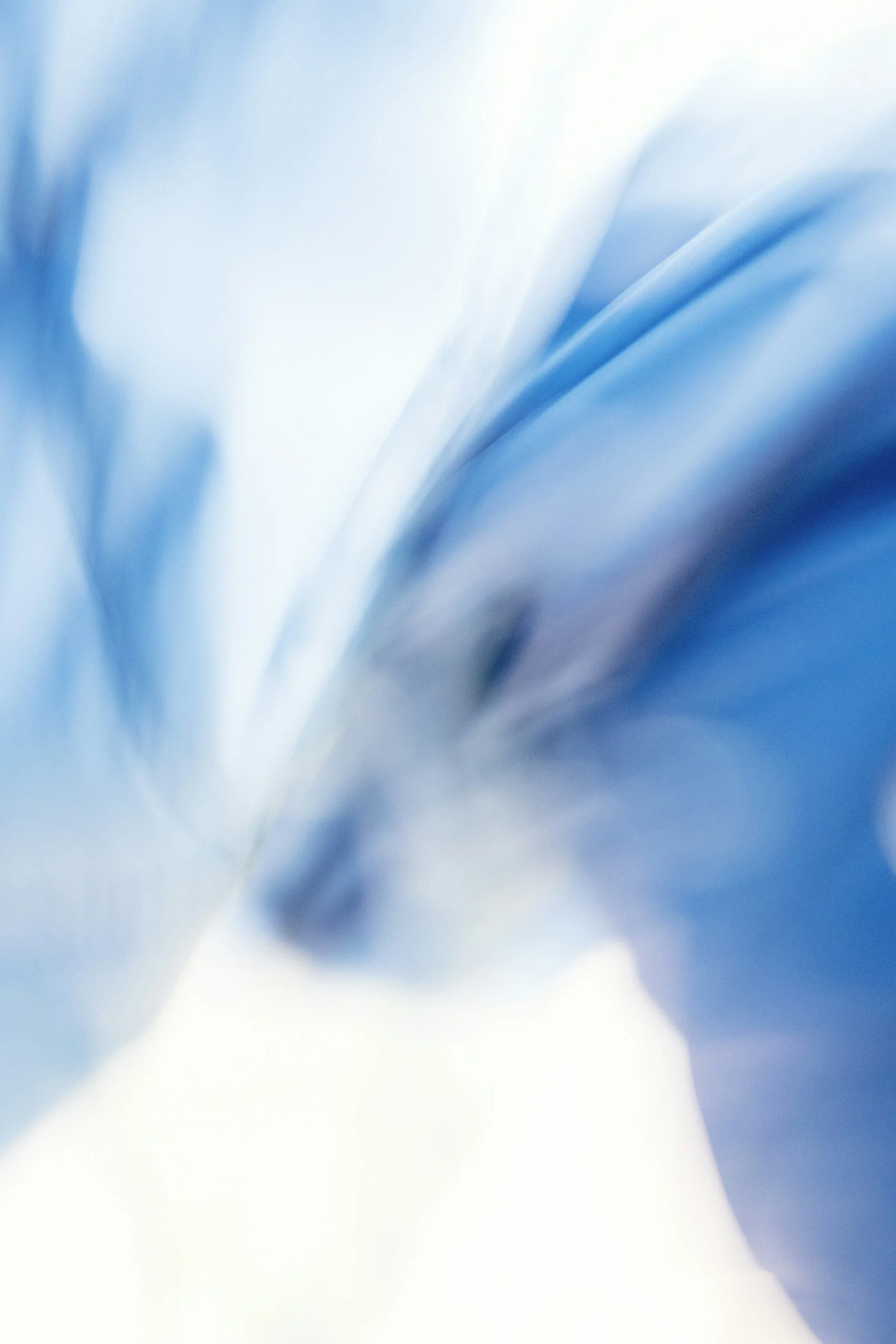 calm blue abstract object