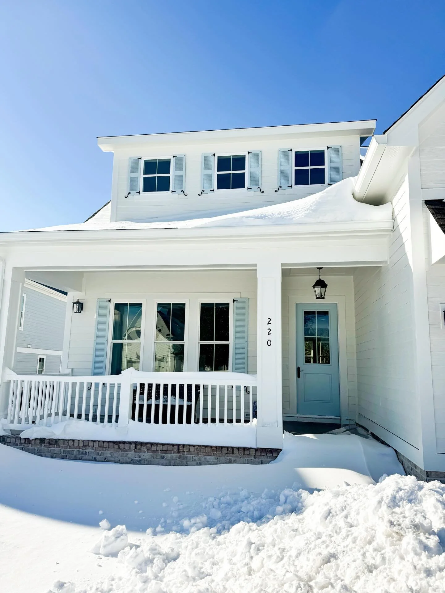 Finished up this charmer just in time for the historic coastal NC blizzard ❄️