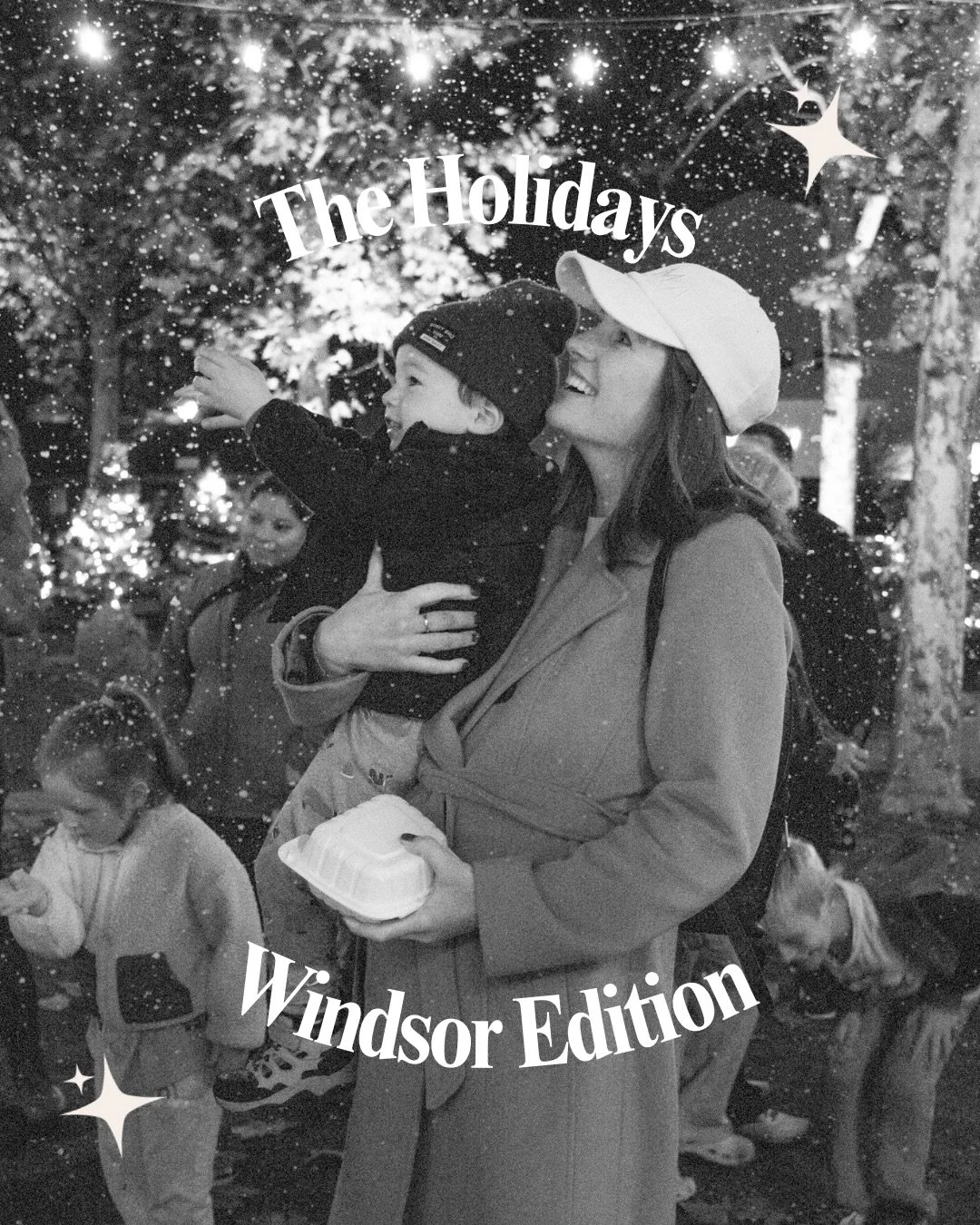 May your holidays be filled with town green lights every year from now on. 

📍 Windsor Town Green 
🕰️ snow fall nightly at 5:30 pm + 7:30 pm
 
Take the family for an evening stroll around the green. Admire all the beautiful trees decorated by busin