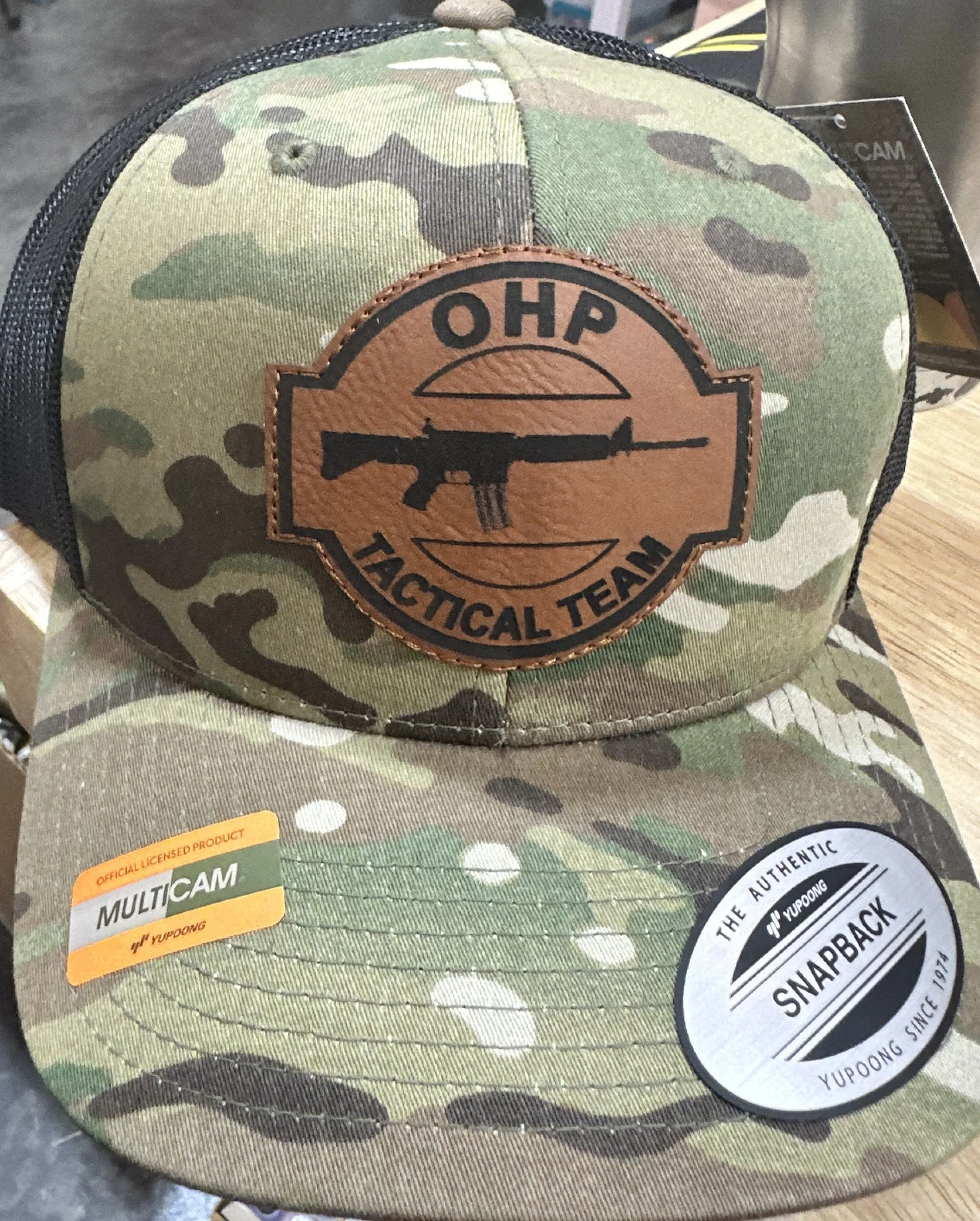 Leather or Embroidered hat