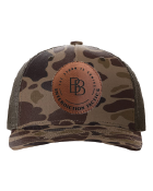 Leather Patch Trucker hat