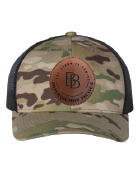 Leather Patch Trucker hat