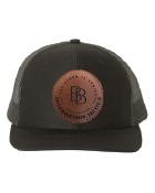 Leather Patch Trucker hat