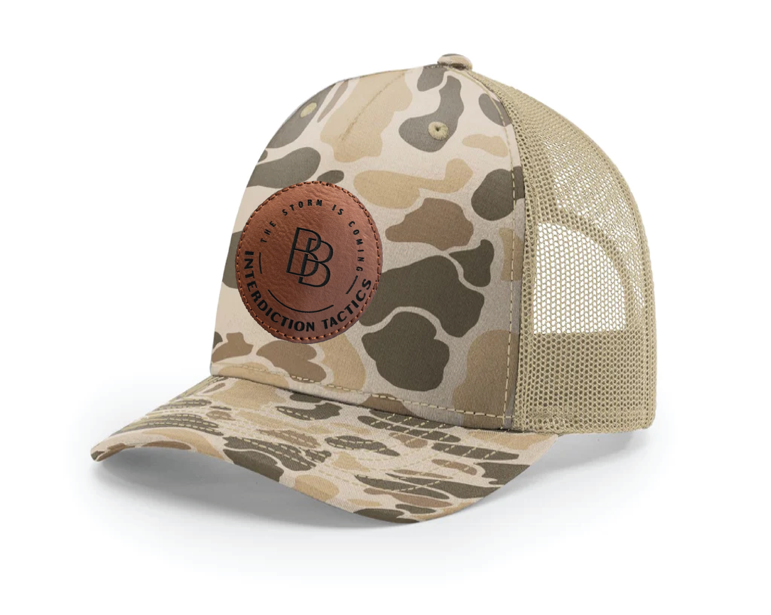 Leather Patch Trucker hat