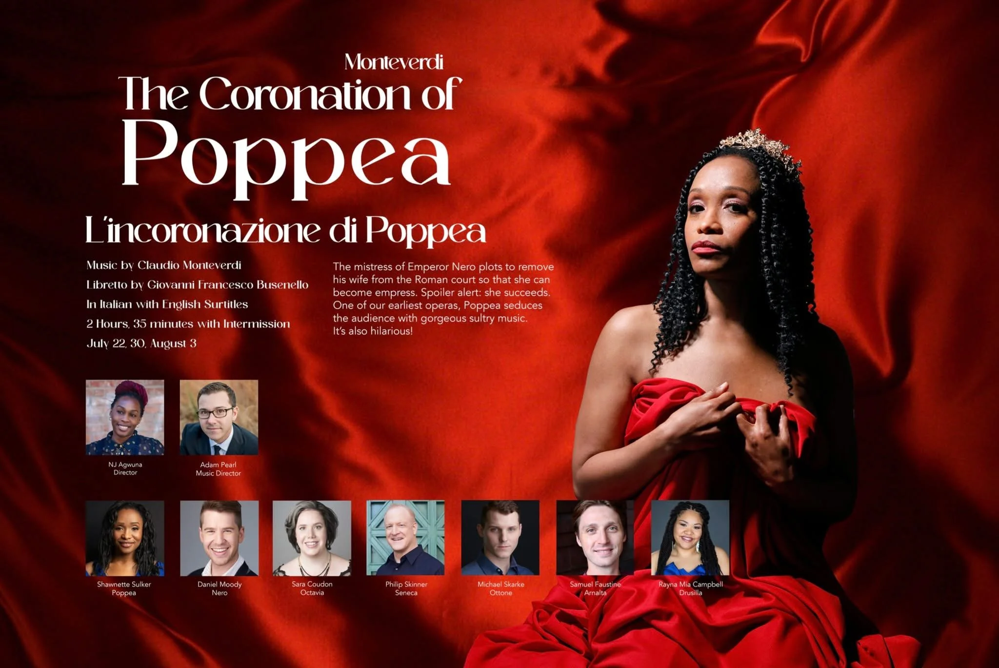L'incoronazione di Poppea | West Edge Opera | Photography by Corey Weaver