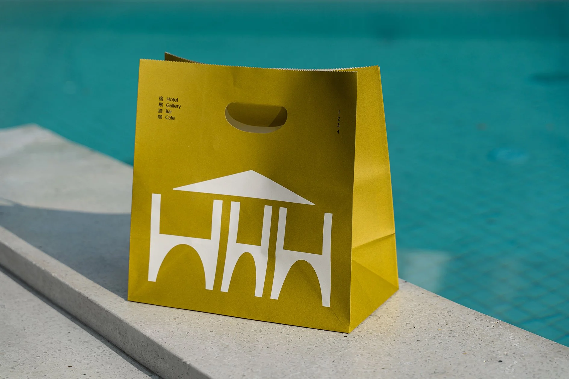 Hills hotel branding
