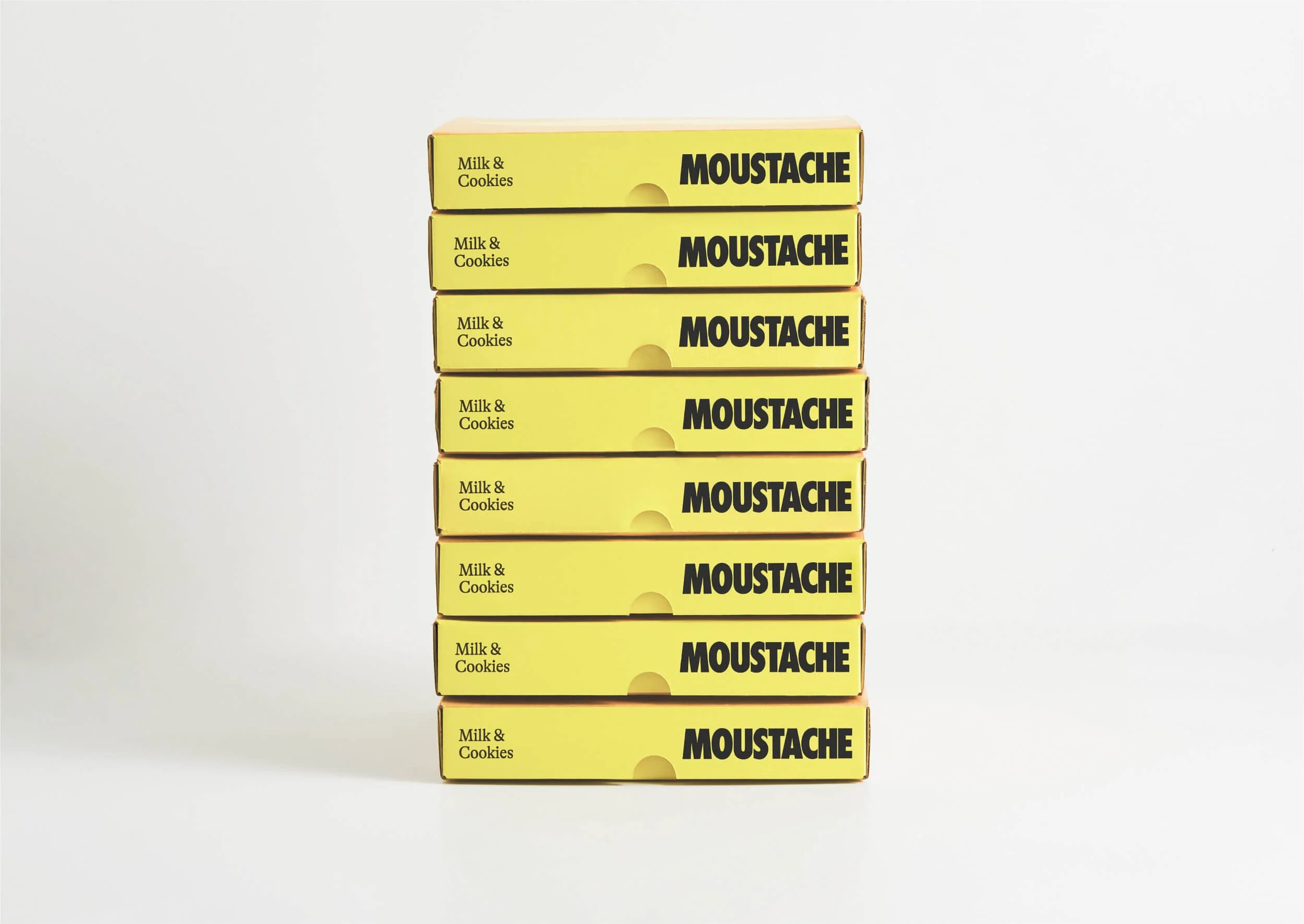 Moustache cookie restaurant branding