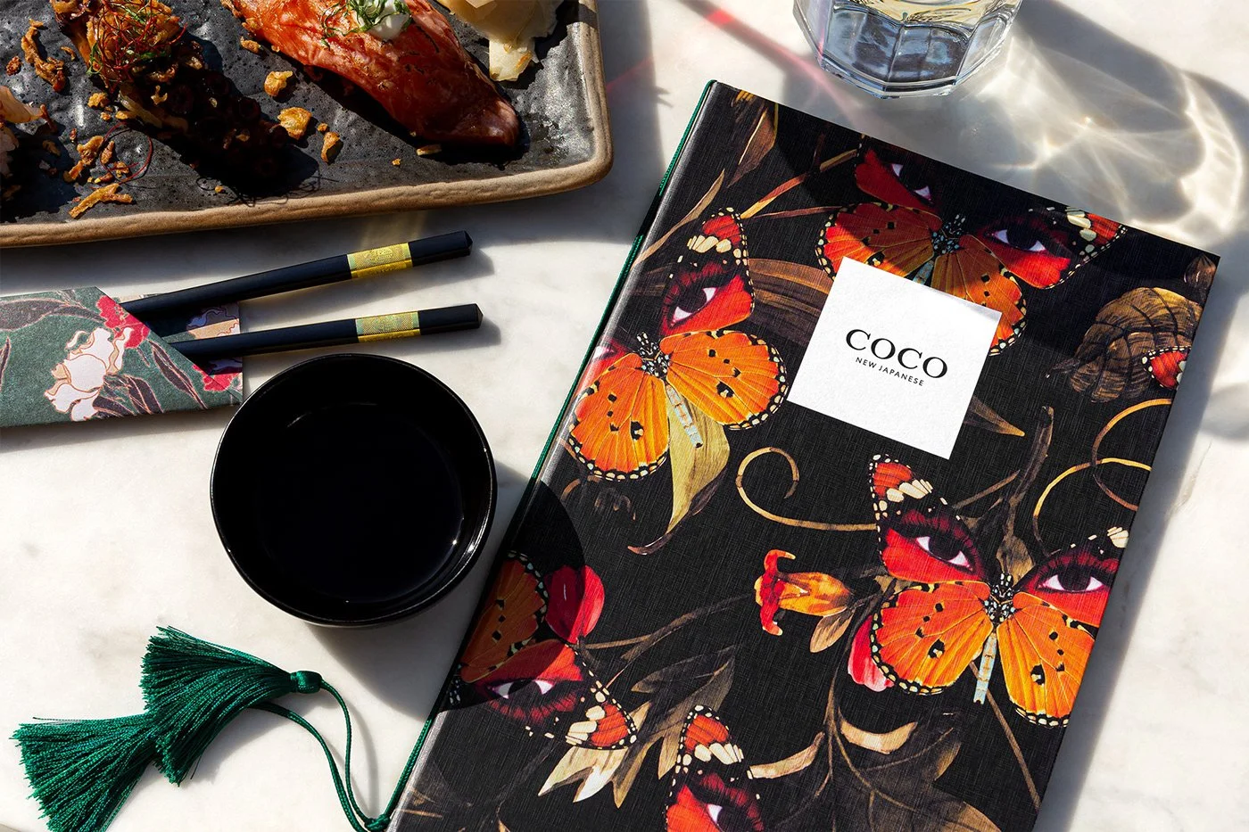 Coco Japanese restaurant branding