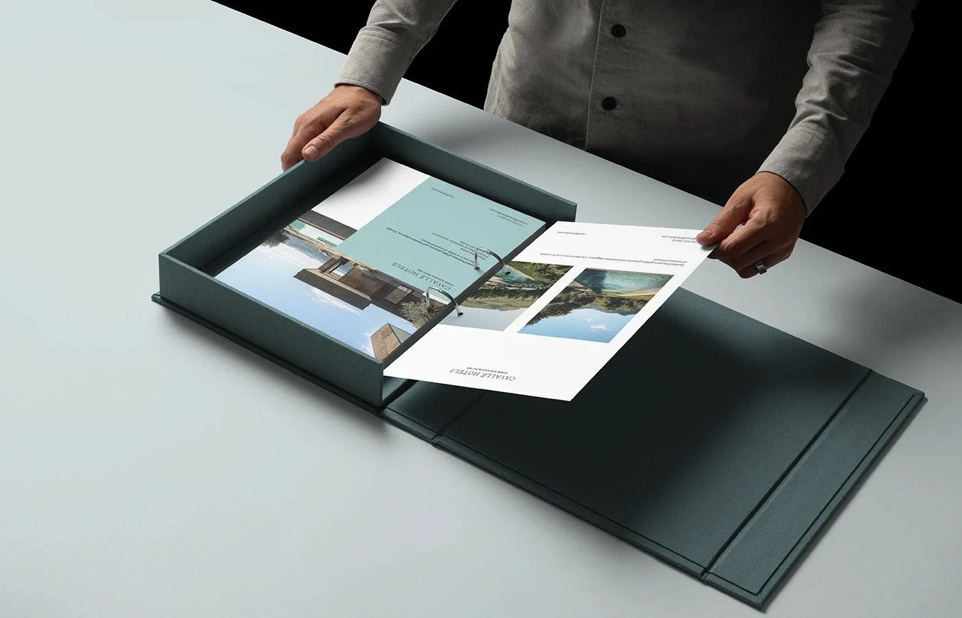 hotel cavallé branding