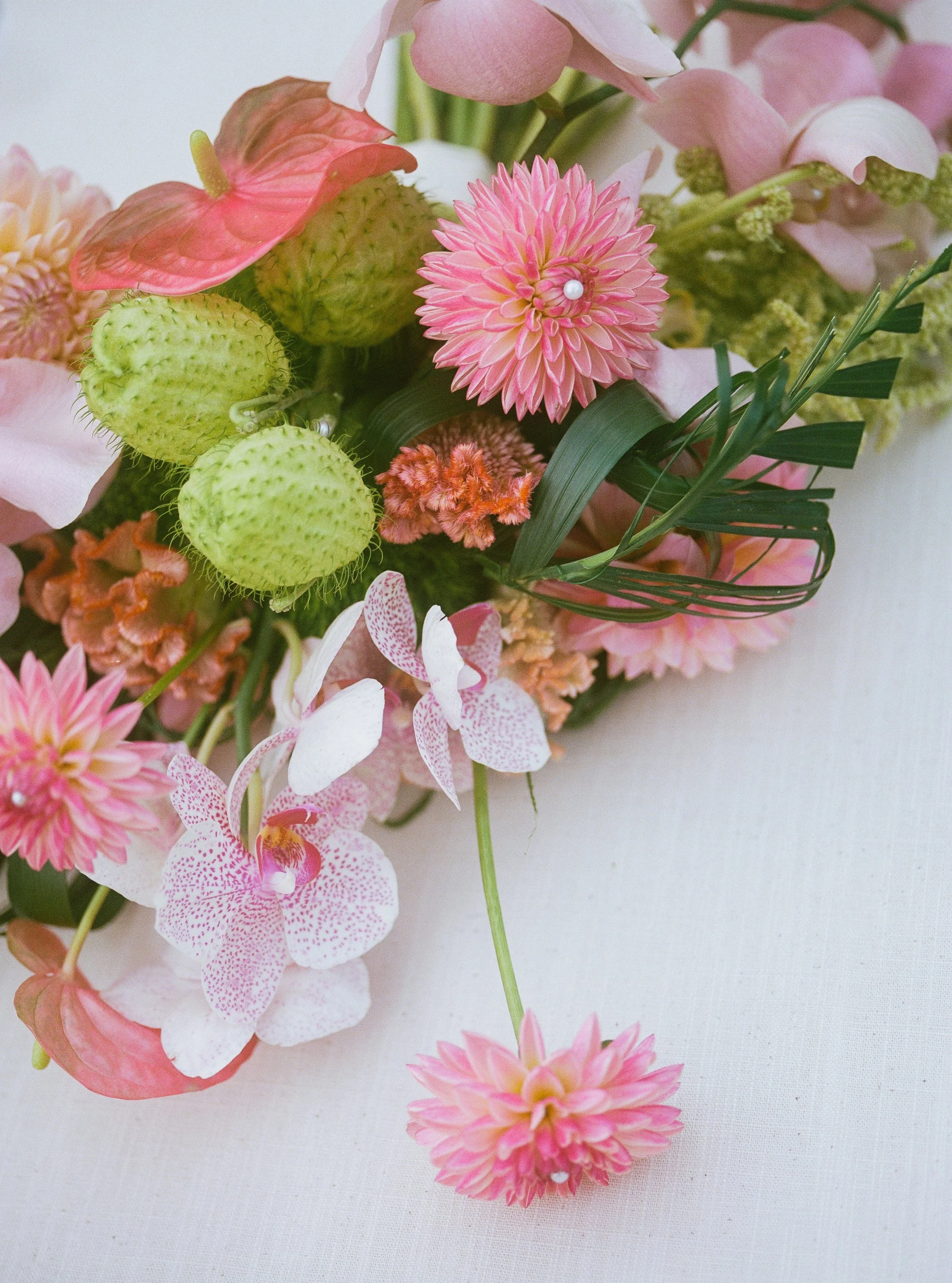 I'll never get over these colors and textures dreamed up by Thanh at Petals Farm.