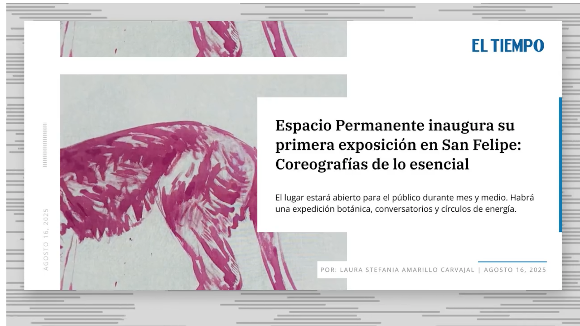 Inauguración Espacio Permanente