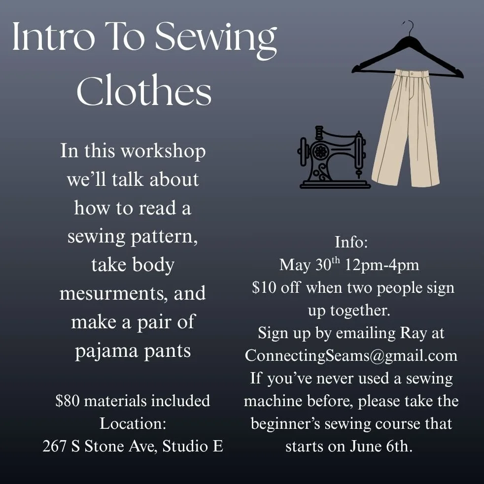 Intro to Sewing Clothes