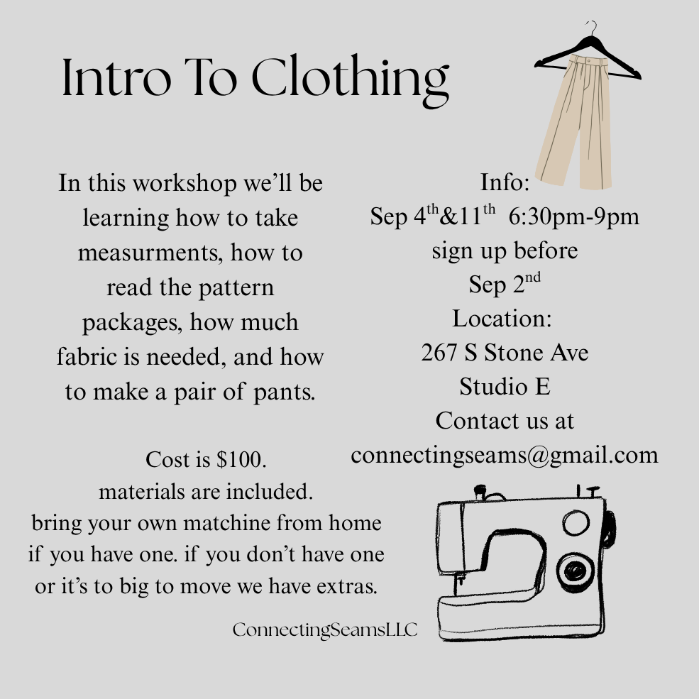 Intro To Sewing Clothes