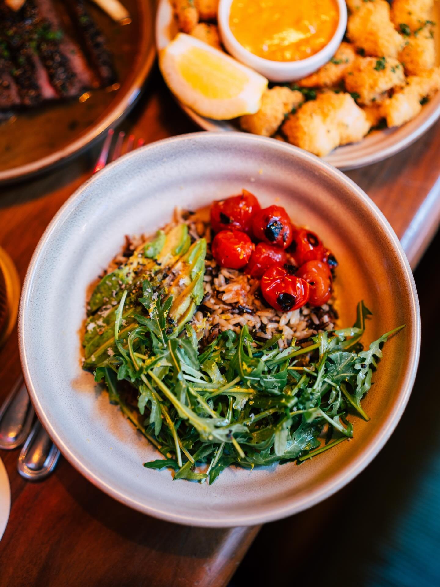 Let&rsquo;s do lunch! We&rsquo;re thinking $13 Wild Rice Bowls&hellip; you in?

WILD RICE BOWL
Seasonal Vegetable, Arugula, Avocado,
Romesco Sauce