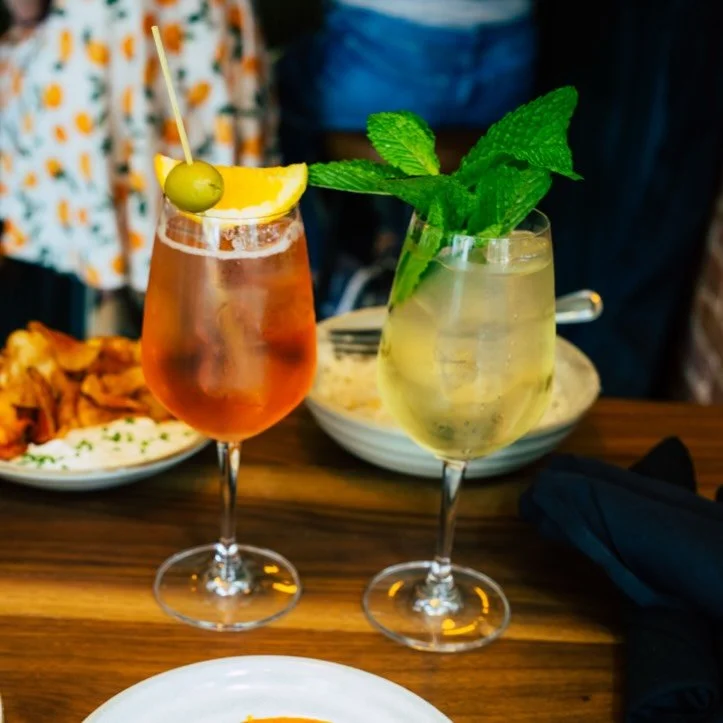 $9 SNOW DAY SPRITZES 3:30-close! (Kitchen will close at 7pm tonight for our staff party, but the drinks will still be flowing&hellip; come get tipsy w us!)