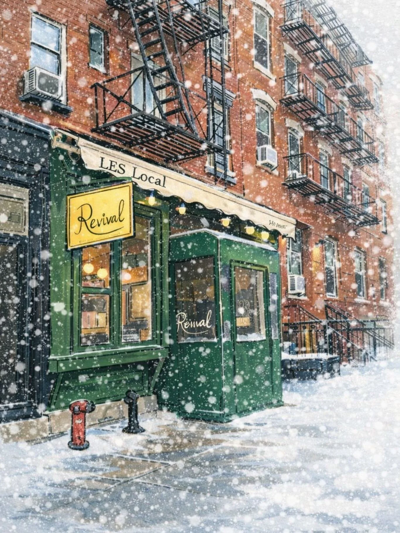 Text the group chat and tell them SNOW DAY AT REVIVAL! ❄️

LUNCH 12-4
HAPPY HOUR all day till 7 

MONDAY specials
$9 Pornstar Martinis $3 Arancini