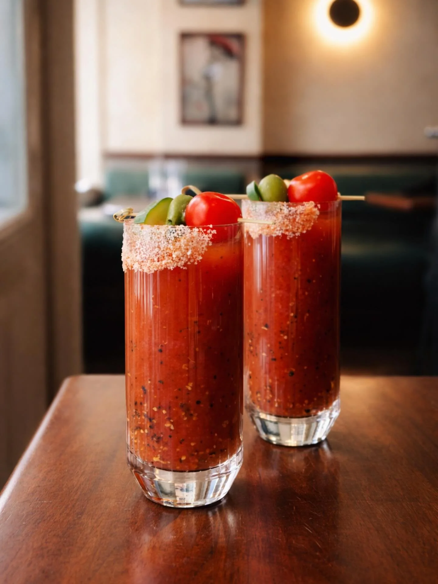 May your only hard decision today be- vodka or tequila! $7 Bloodys till 3:30, let&rsquo;s boooogie! 😎