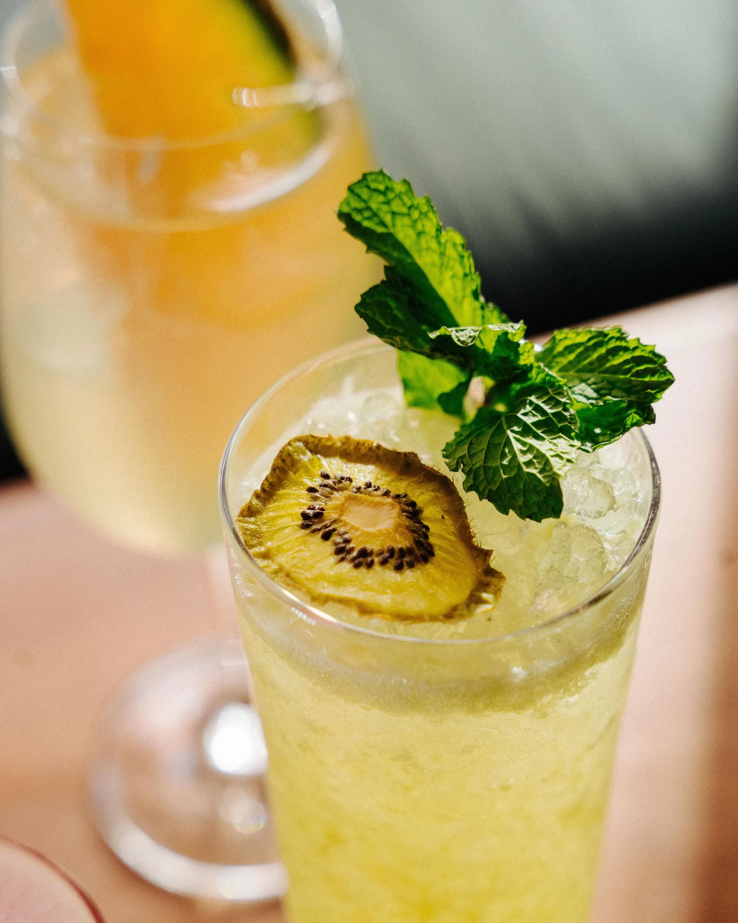 Today&rsquo;s the perfect day to drop by and try some of our new cocktails! &ldquo;LIKE PARADISE&rdquo; House Rum Blend, Melon Cordial, Kiwi, Coconut, Pineapple, Matcha 👏🏼🥝