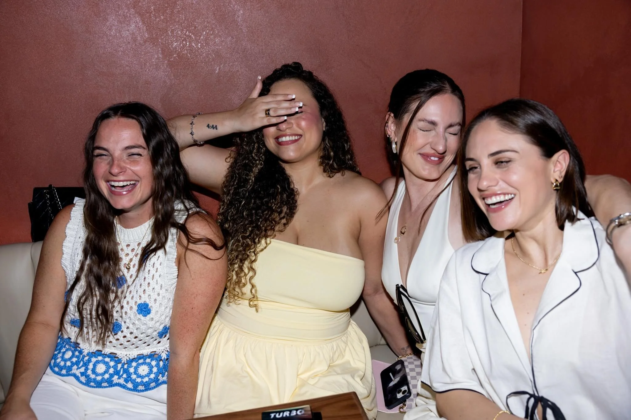 The whole crew showed up for $7 happy hour martinis till 7, where you at?!