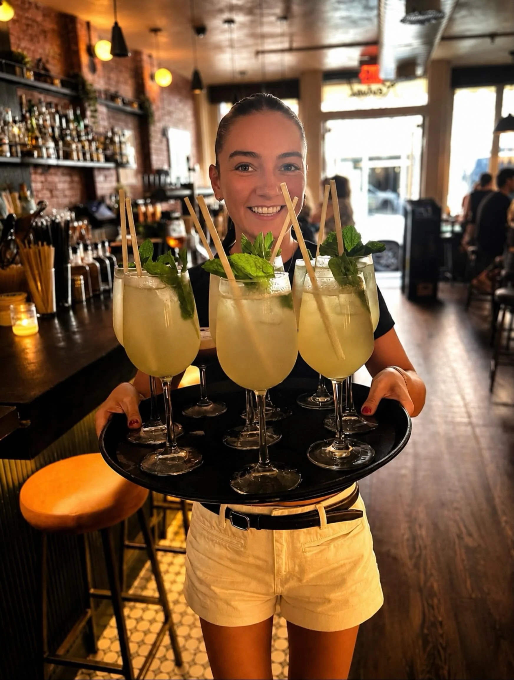 Come for $9 brunch cocktails, stay for $10 Spritzes 3:30-close! Let&rsquo;s get this Sunday party started 😎