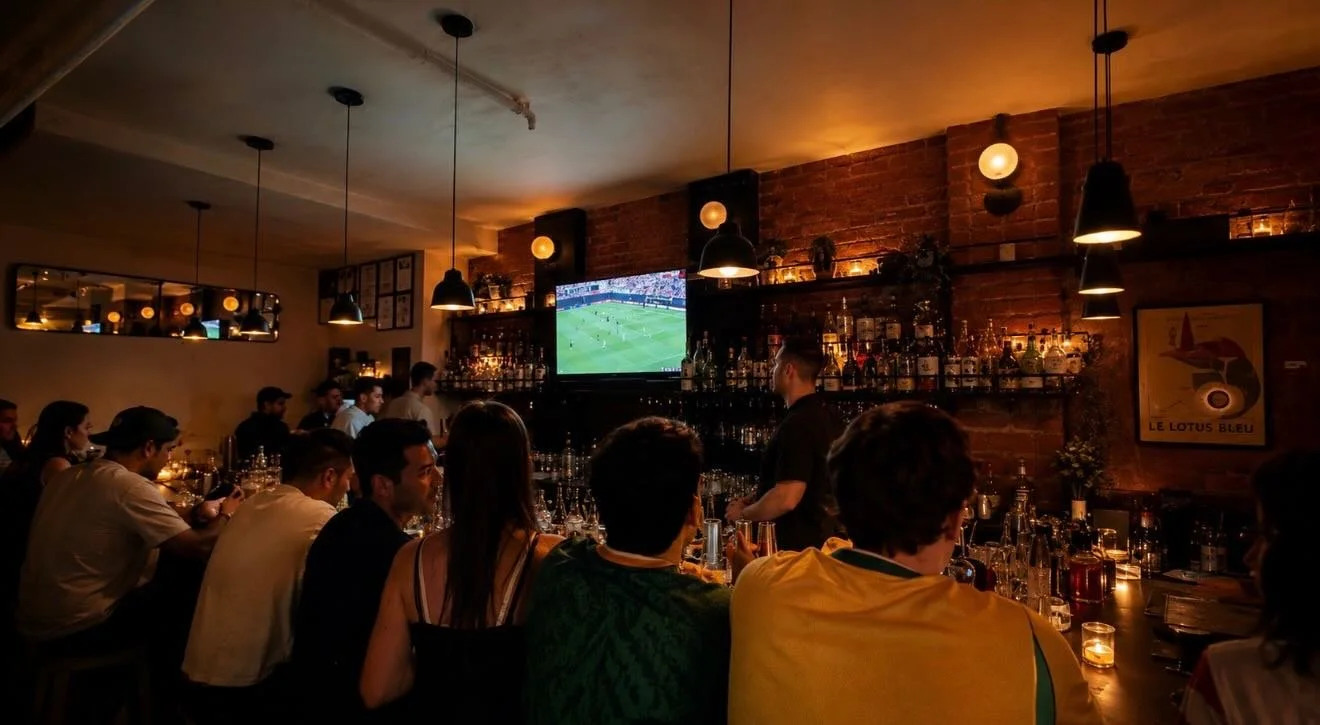 TONIGHT&rsquo;S LINEUP: ⚽️🍸🍷🎉

USA GAME 8PM
HAPPY HOUR till 7
WINE BY THE GLASS $9 till 10pm
APPLES TO APPLES $9 till 10pm
HUMMUS $9 till 10pm