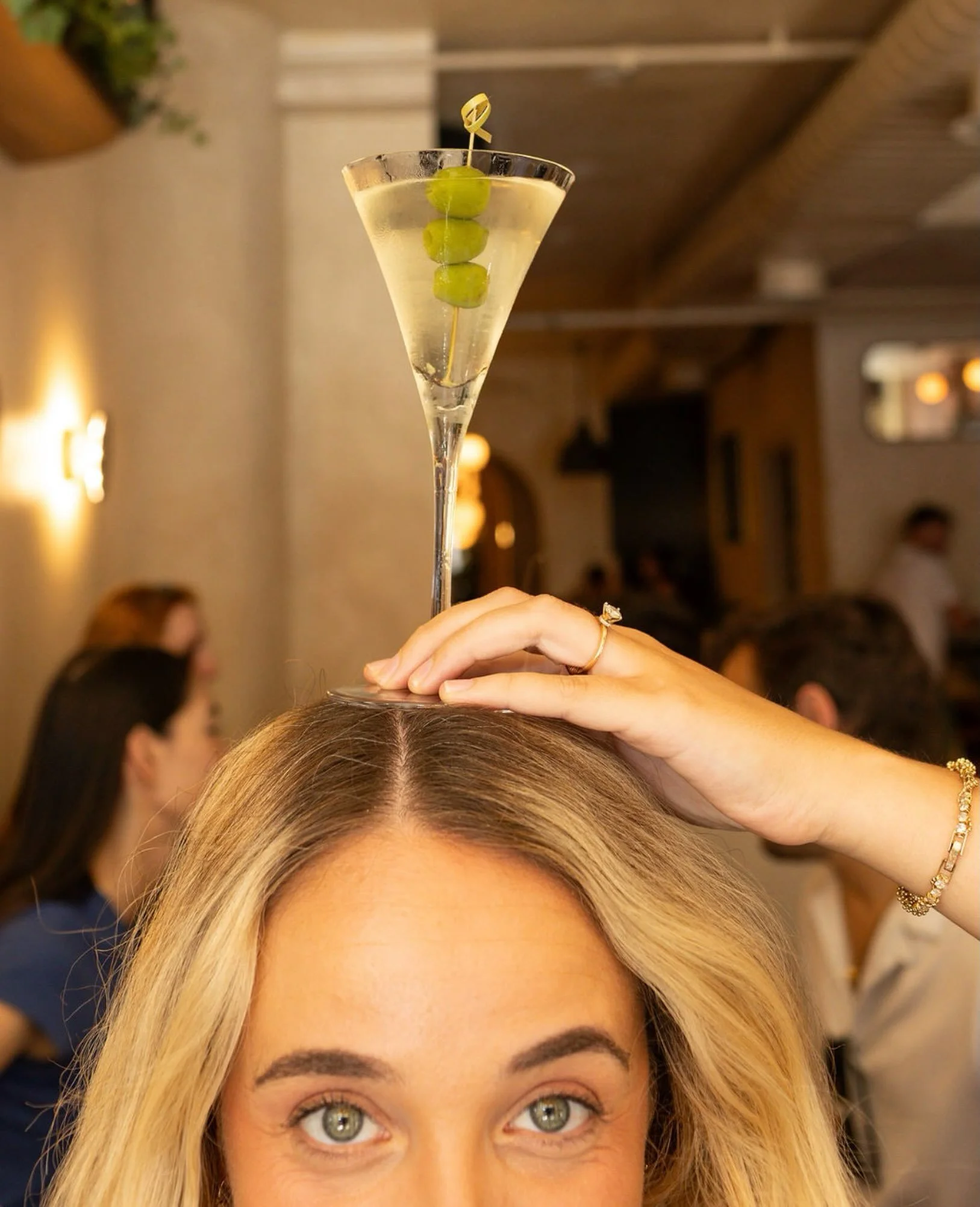 When the $7 happy hour martinis start to hit 😝