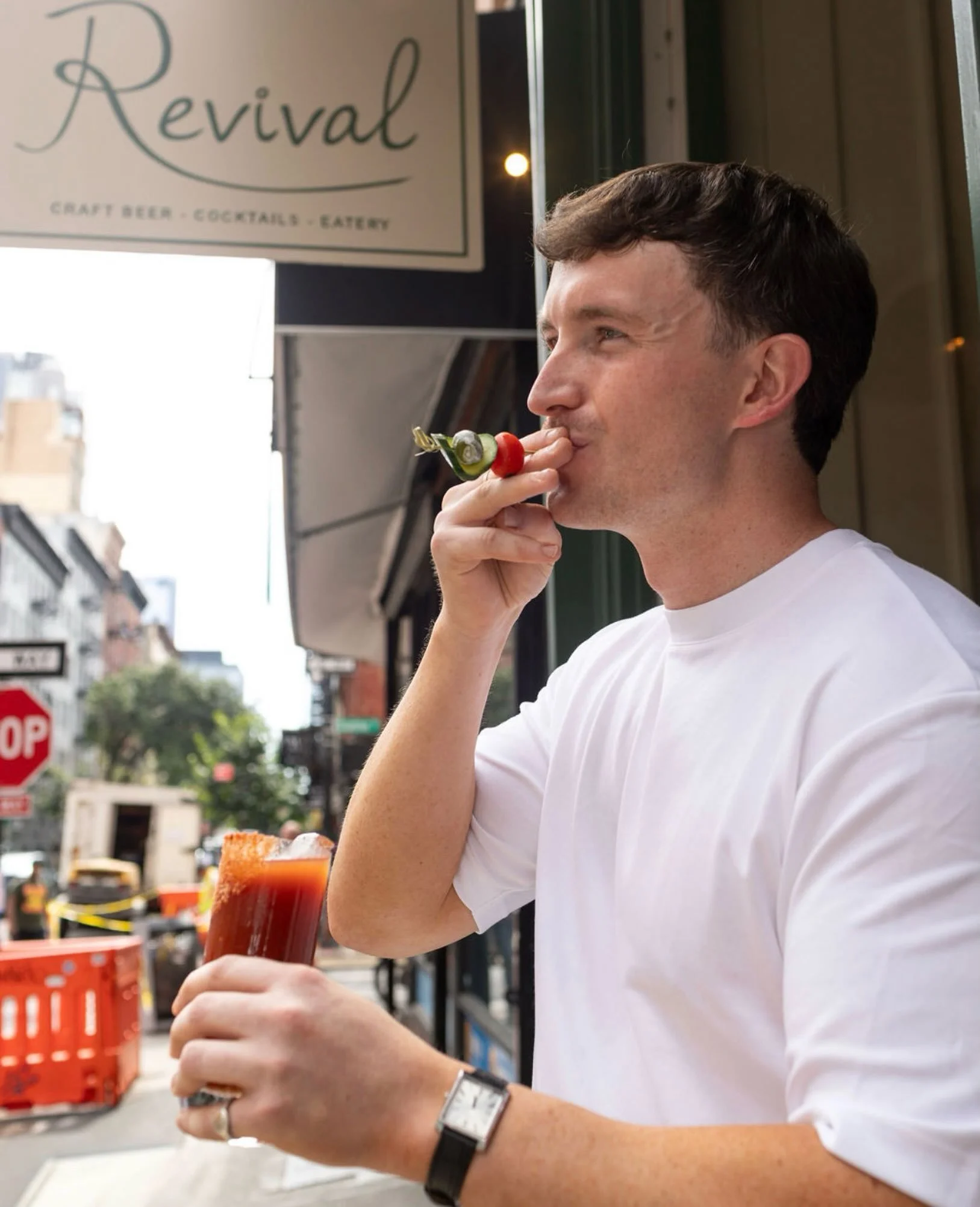 Just a little something to take the edge off 😉

We&rsquo;re brunchin&rsquo; till 3:30 with $9 Bloody Marys and $9 Mimosas!