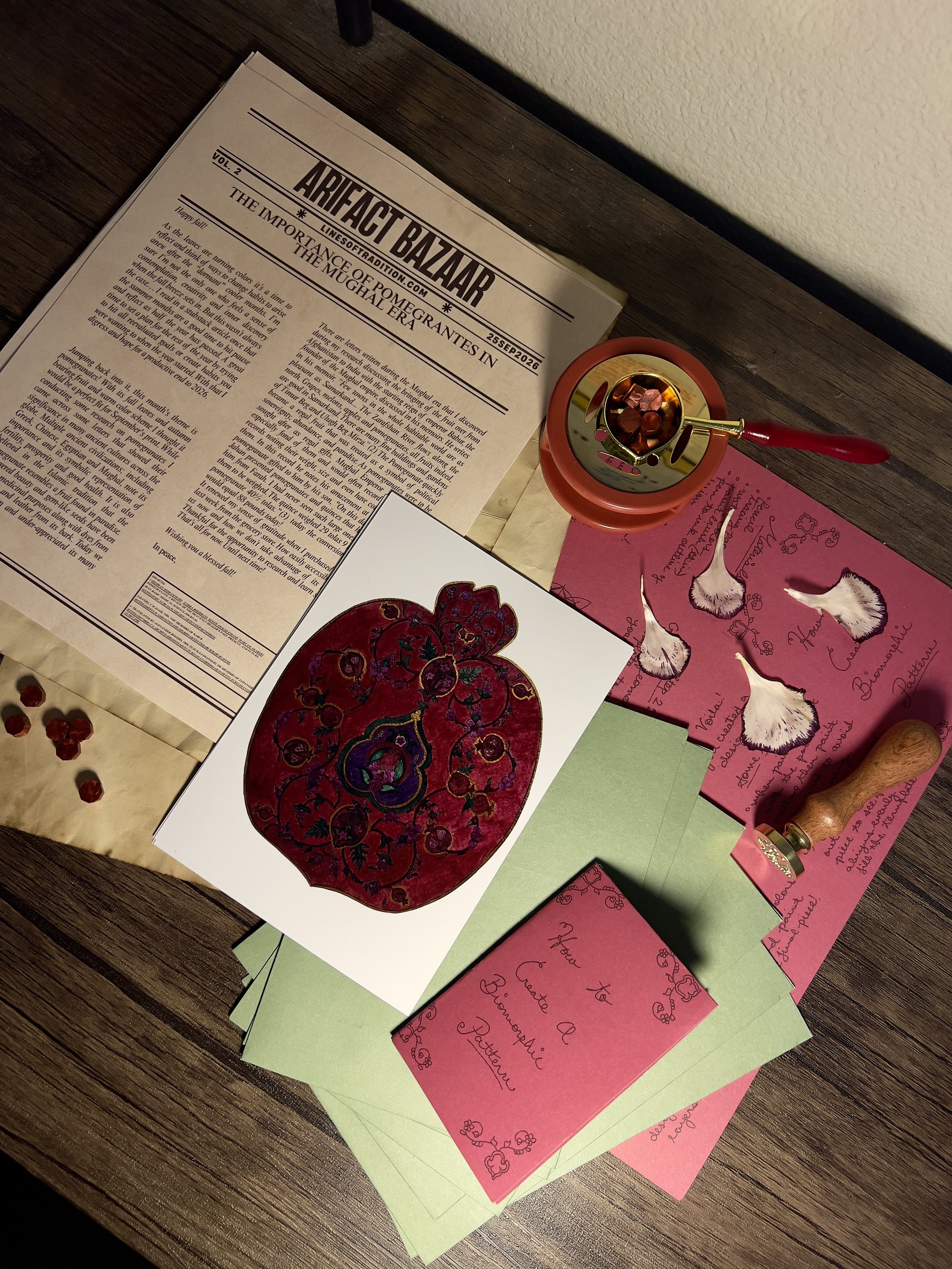September 2026 Letter-Pomegrantes