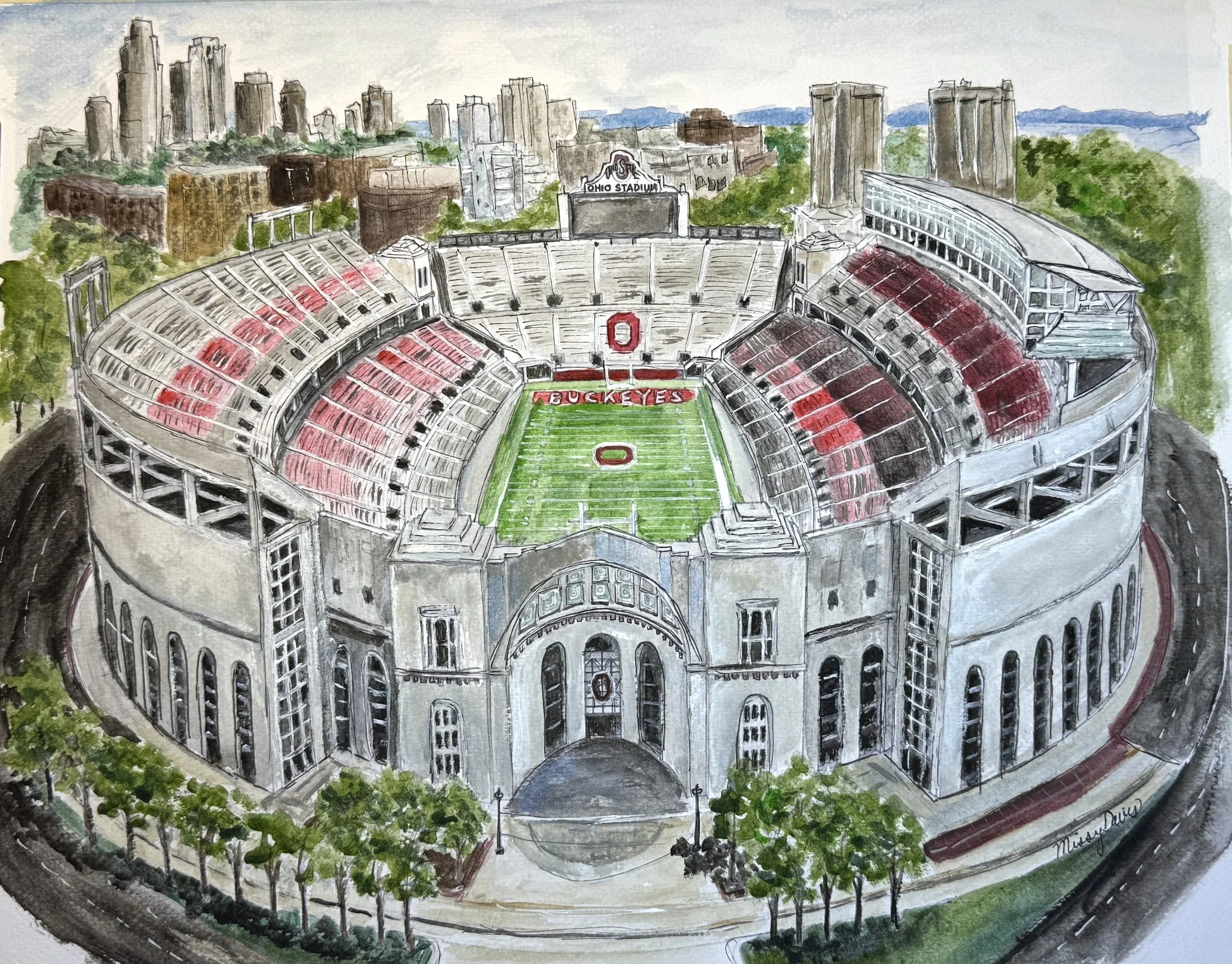Ohio State University Horseshoe Stadium