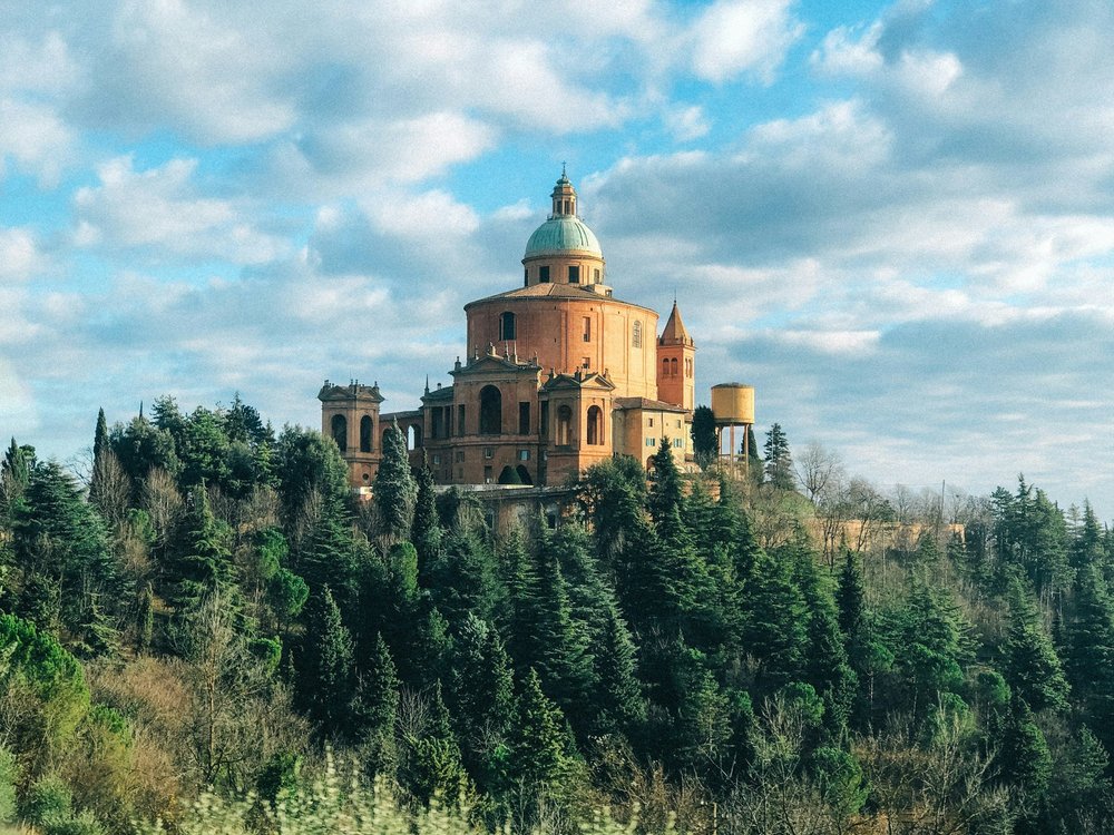 The Sanctuary of San Luca above Bologna