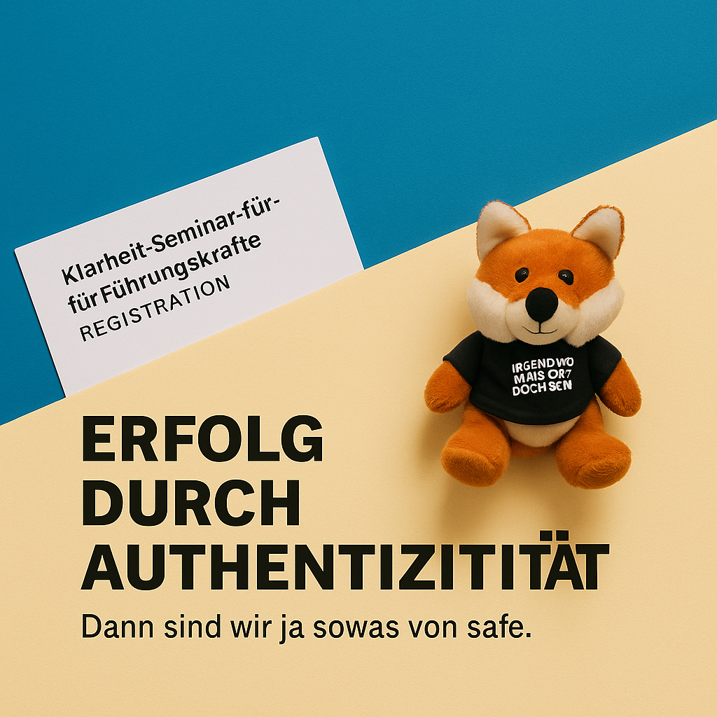 Authenzität = Erfolg - IMDDS FREUT’s!