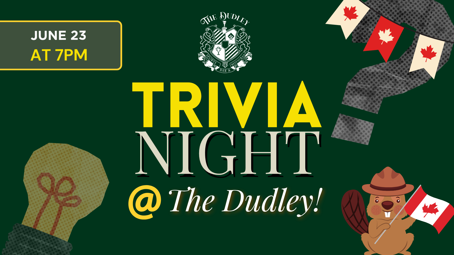 Trivia Night - canada day theme