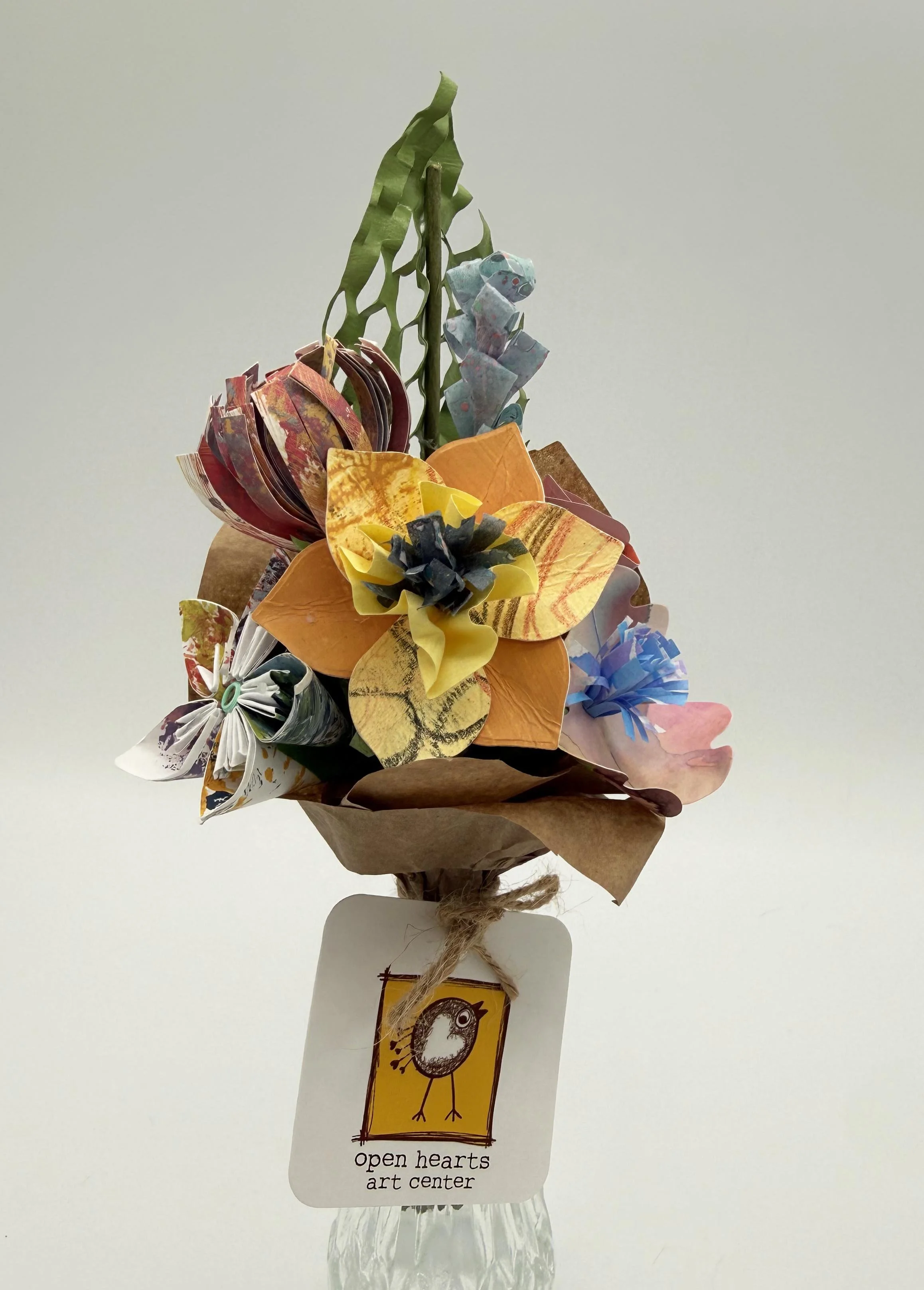 Paper Flower Mini Bouquet