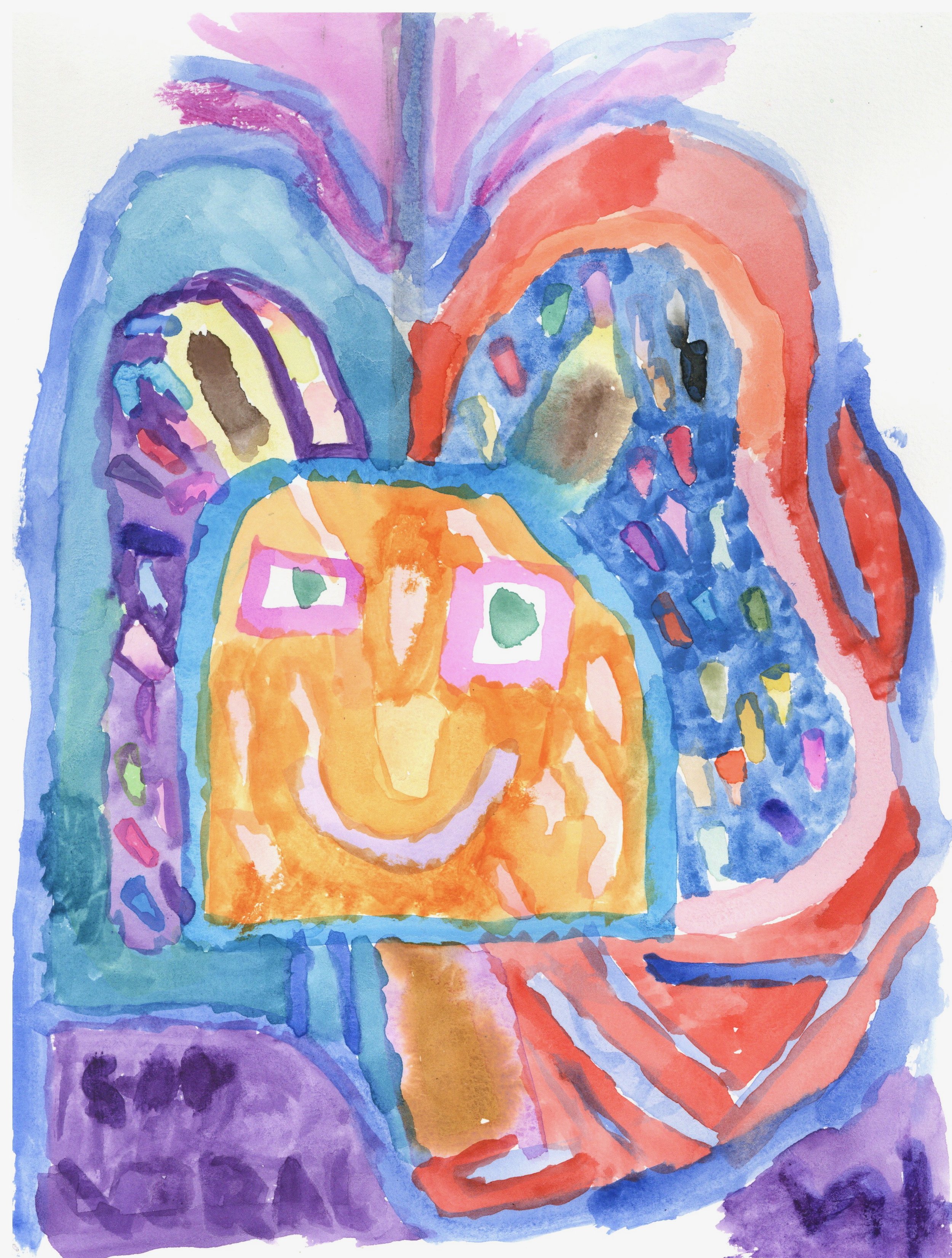 DJ, Watercolor, 9x12, $20.jpeg