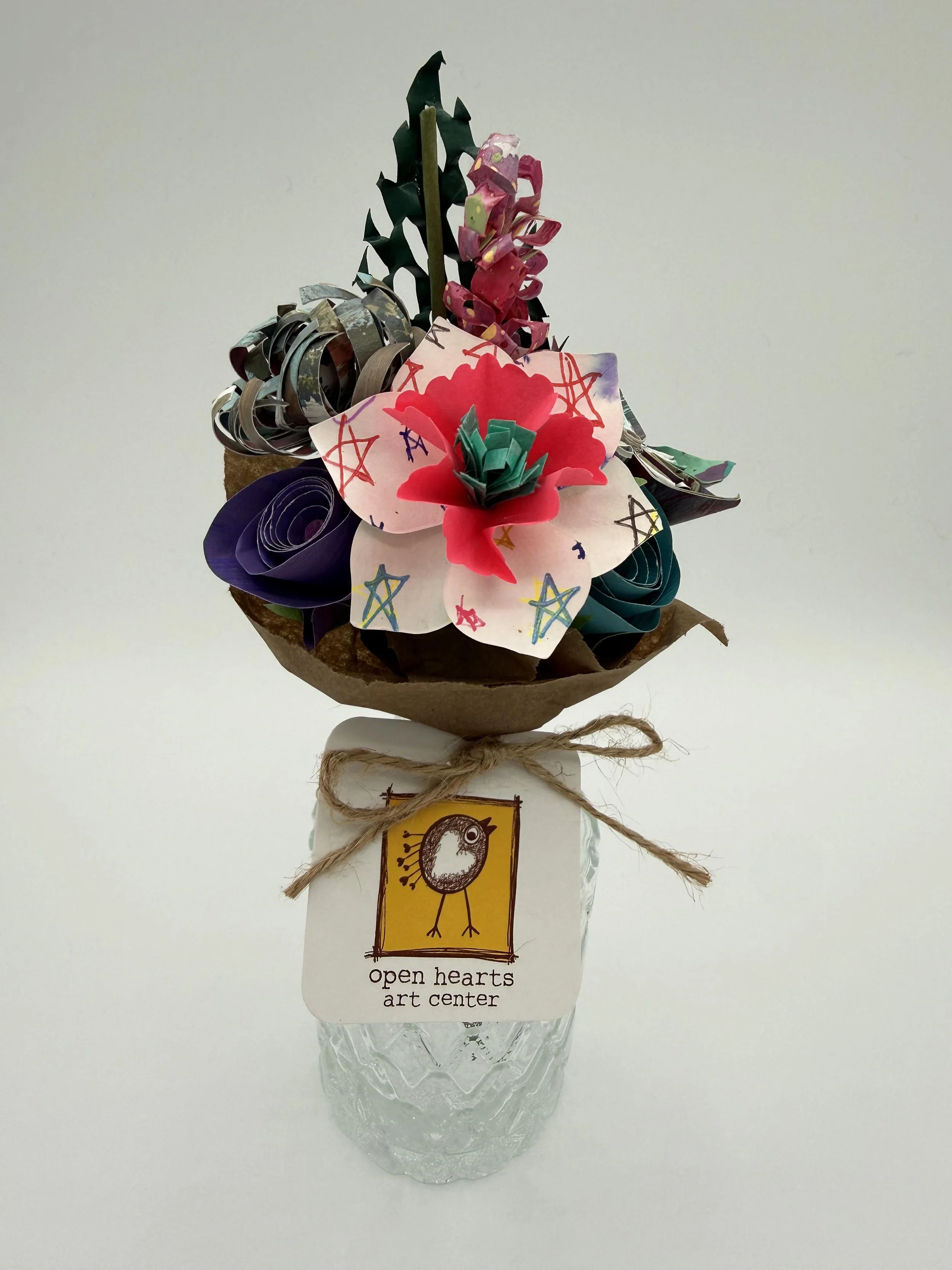 Paper Flower Mini Bouquet