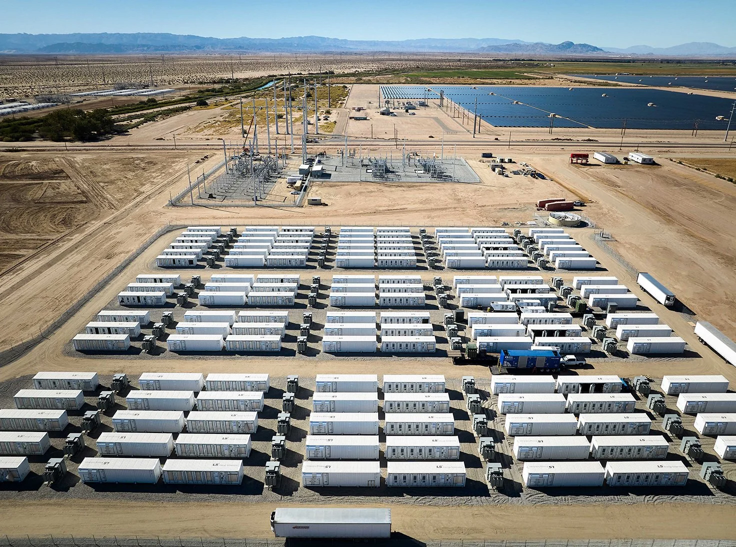 A photo of an Avantus storage project