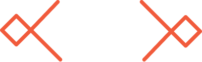 The image displays the letters 'OCF' with abstract red lines and shapes on a black background.