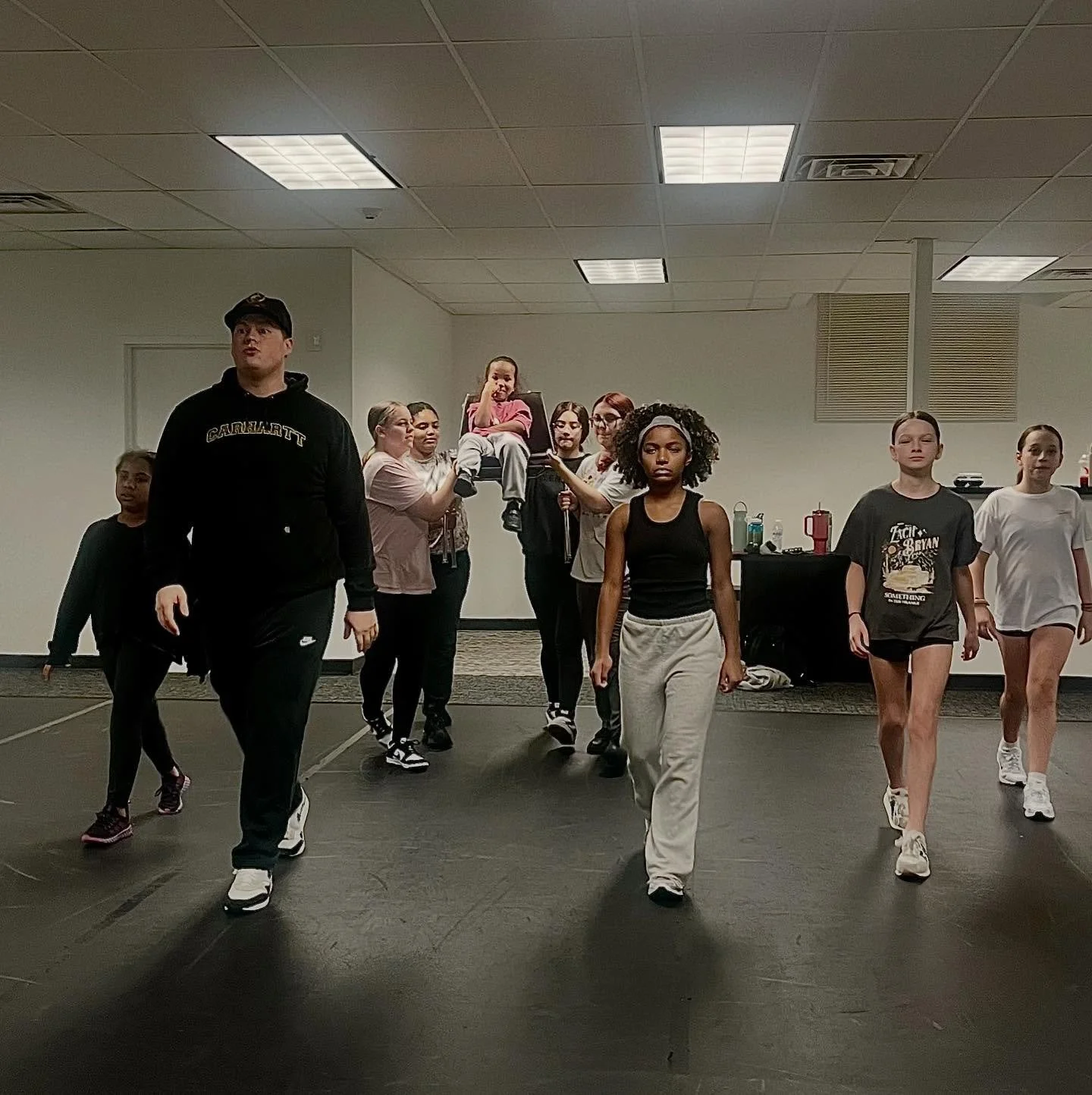 Hip-Hop production in full swing.