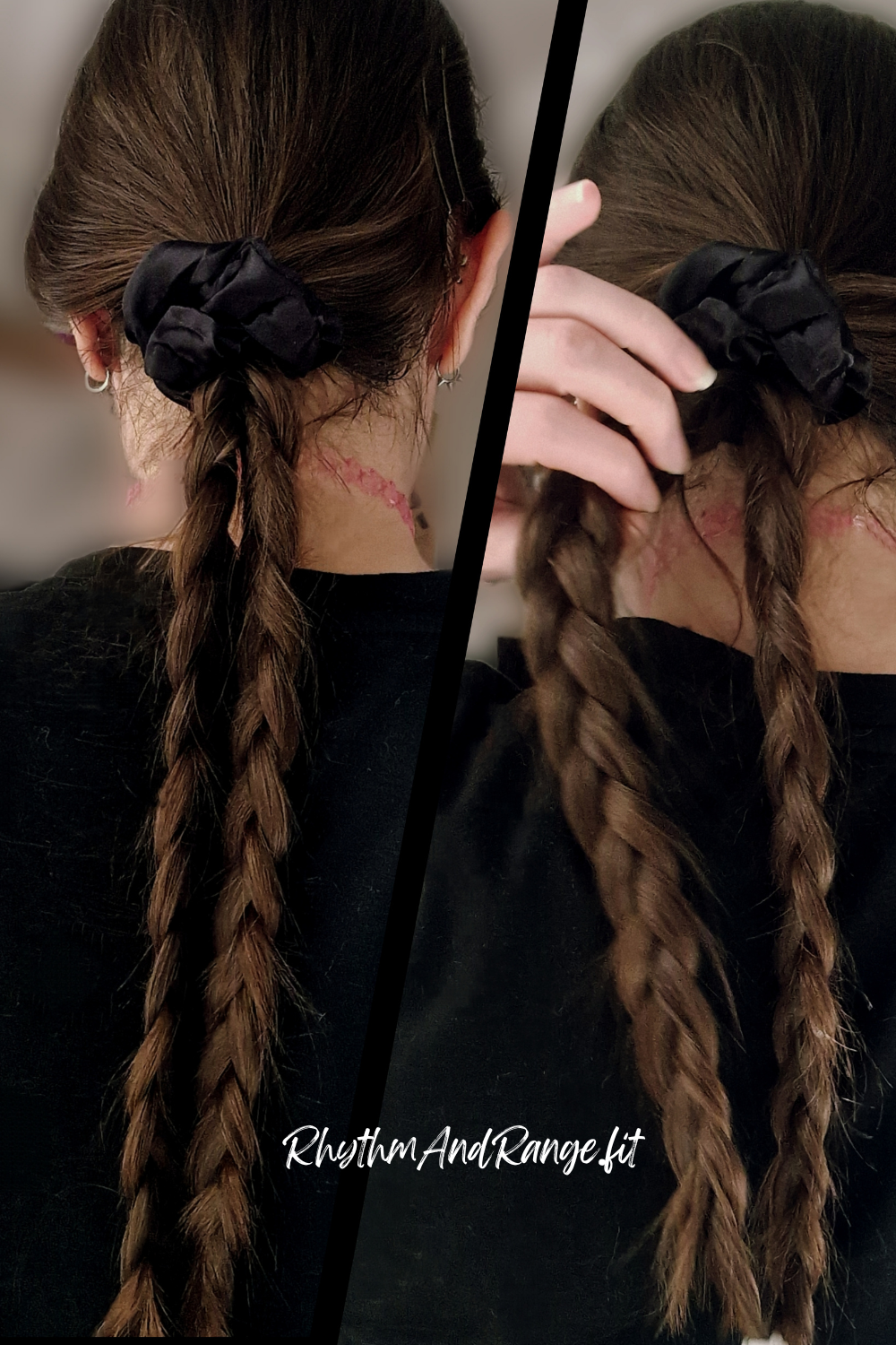 low french braid double french braid