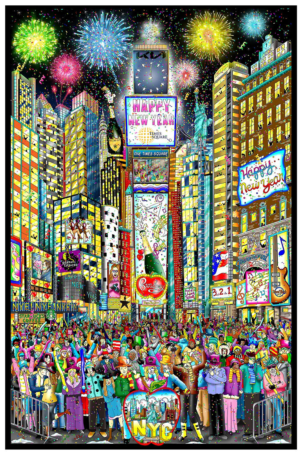 Happy New Year from Times Square