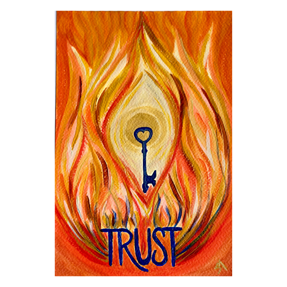 Channeled Art Painting by Spiritual Alchemist Inc