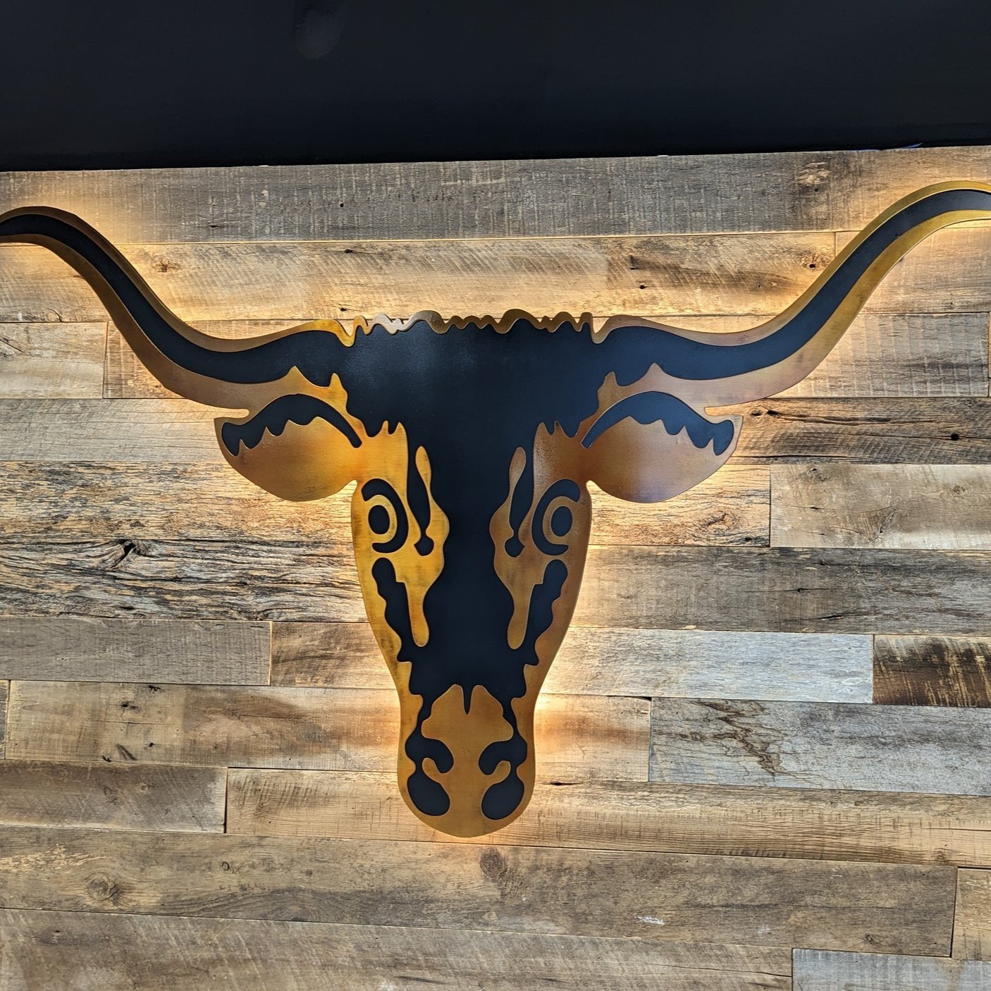 Bayside Bull - Final Signage - Metal + Powder Coat