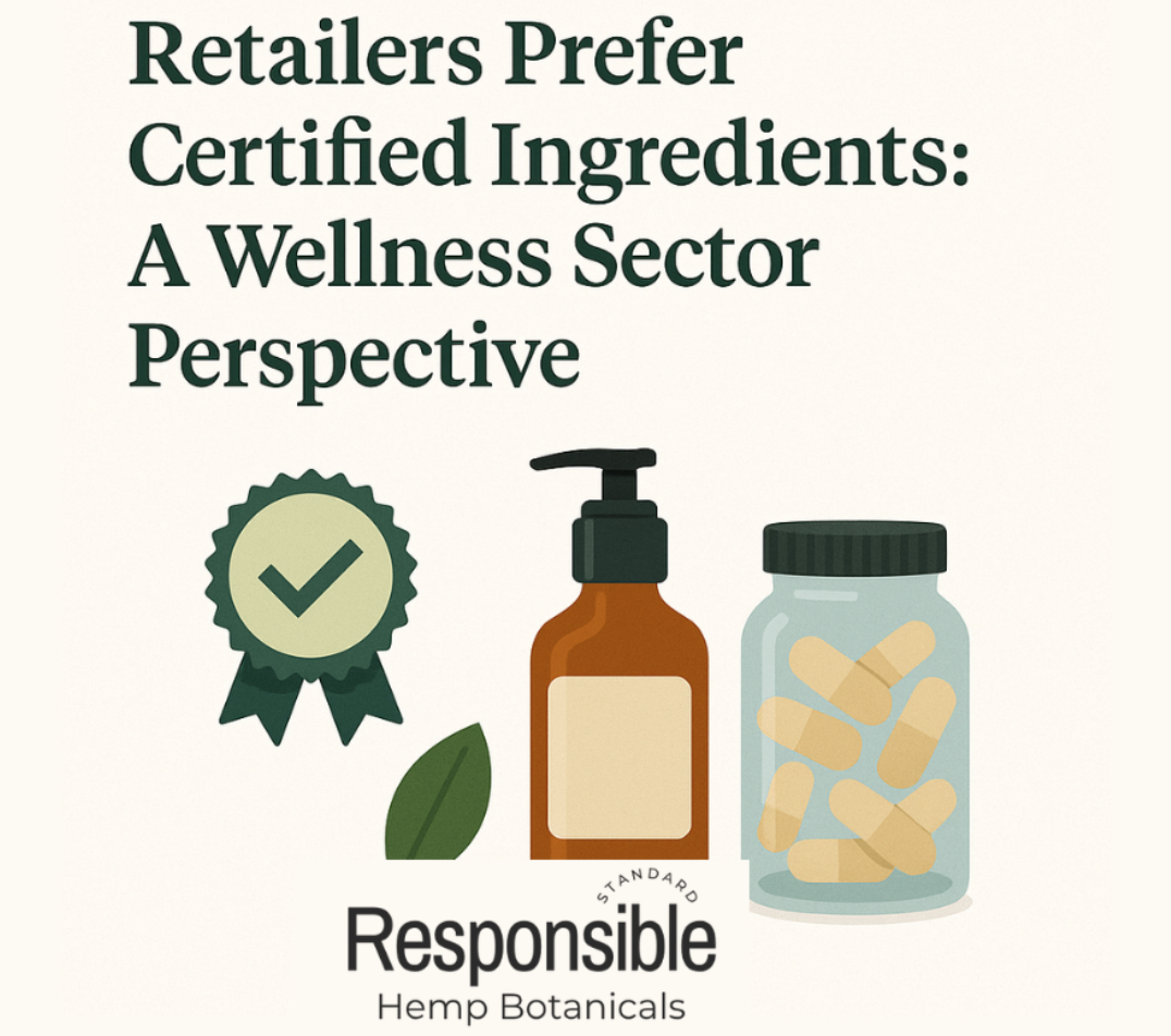 Retailers Prefer Certified Ingredients: A Wellness Sector Perspective: Why RHB Certification Could Become a Must-Have for Modern Merchandising 