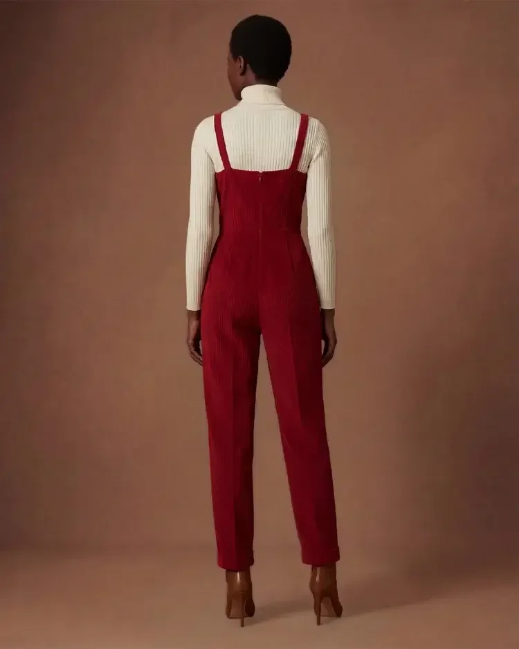 •	Premium embroidered jumpsuit for petite women