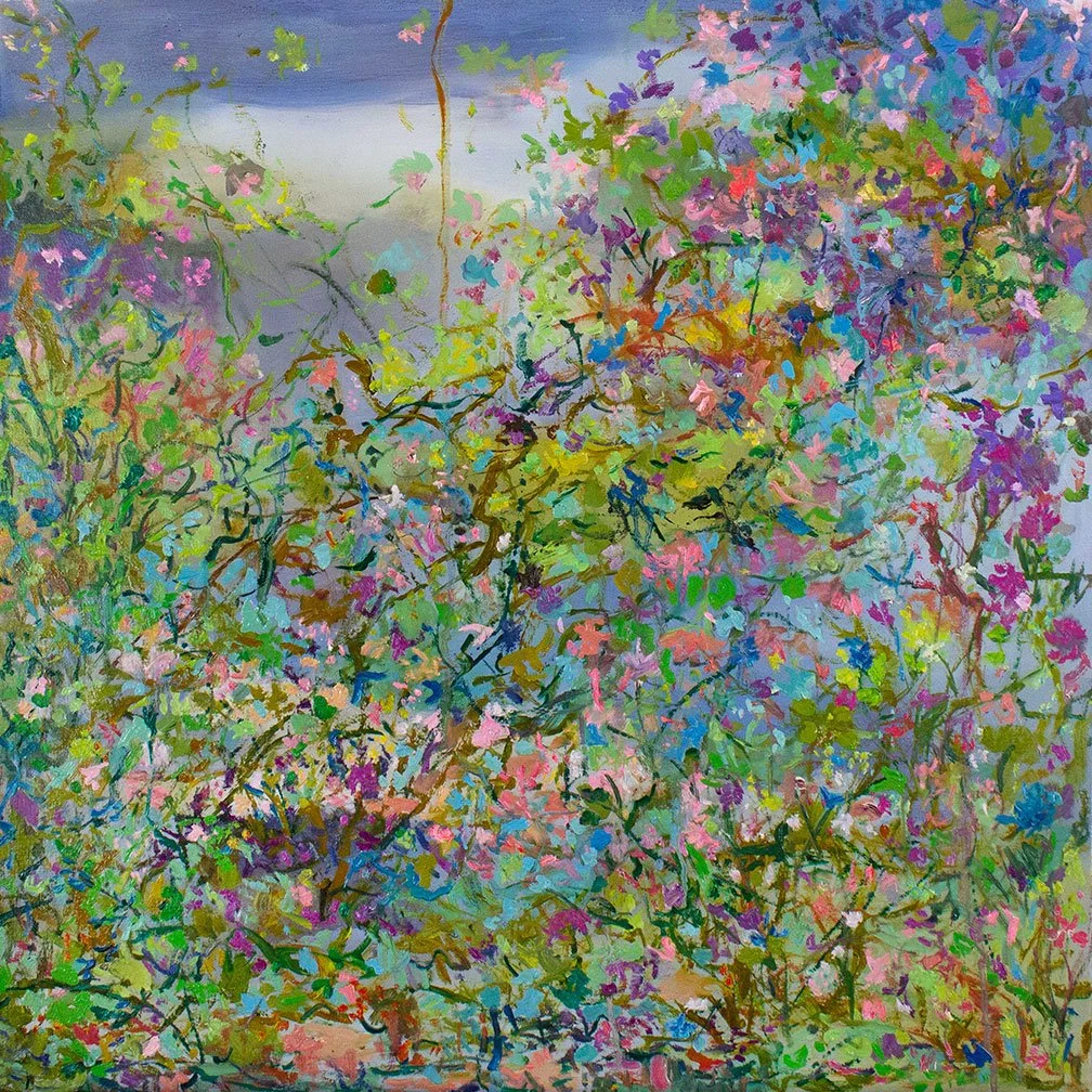 Spring's Momentum, 24" x 24", oil on canvas